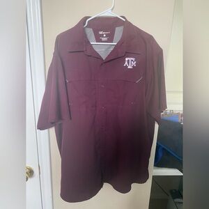 Texas A&M Fishing Shirt Size XL